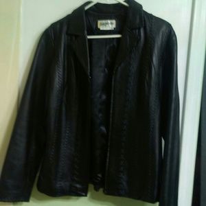 A leather jacket